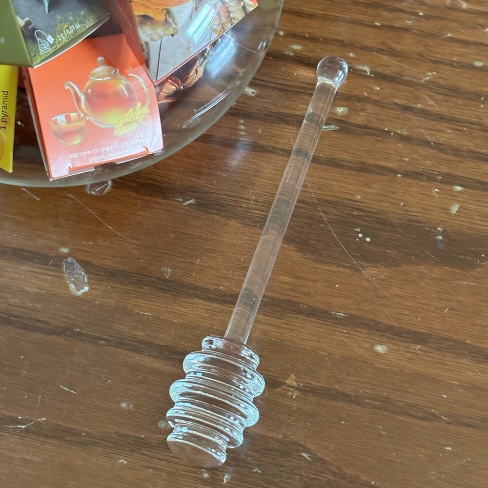 Glass Teapot & Honeycomb Stir - Picture 2 of 7